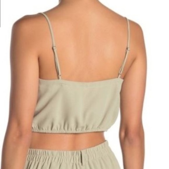 Skylar Rose Front Button Crop Top - Picture 2 of 7